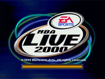 NBA Live 2000 (US) screen shot title